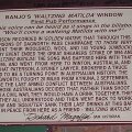 Banjos Waltzing Matilda Window